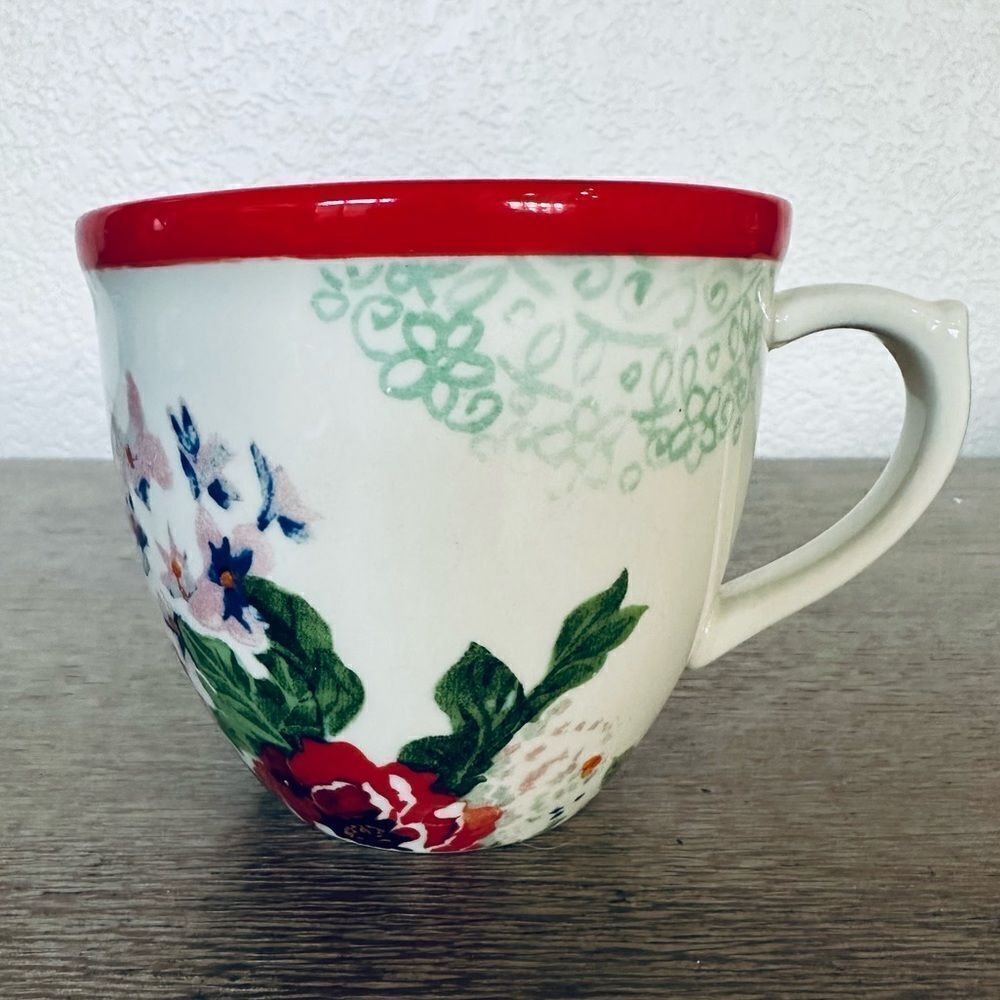 Pioneer Woman Floral Ceramic Floral Tea Cup